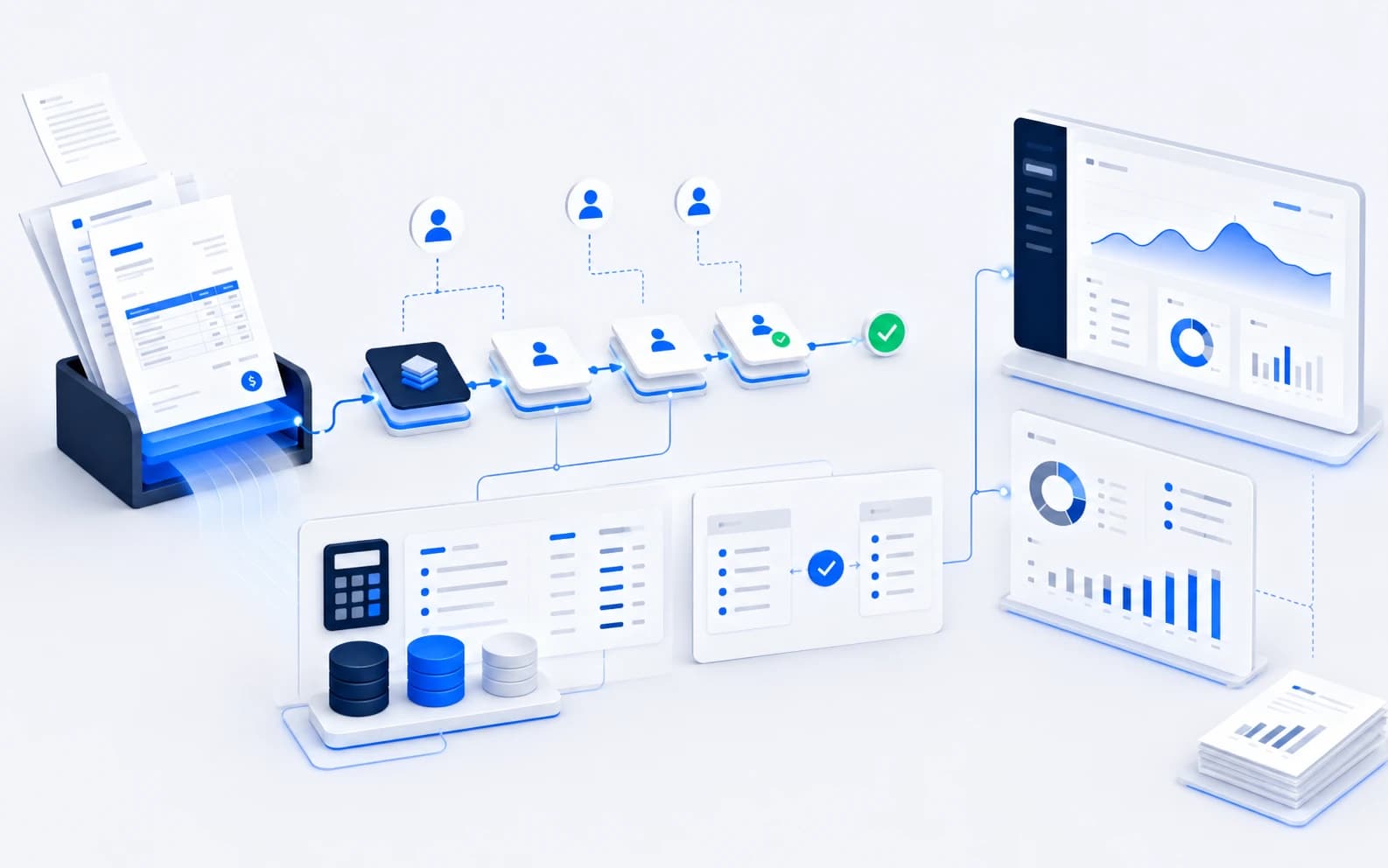 Illustration for Accounts Payable Outsourcing.