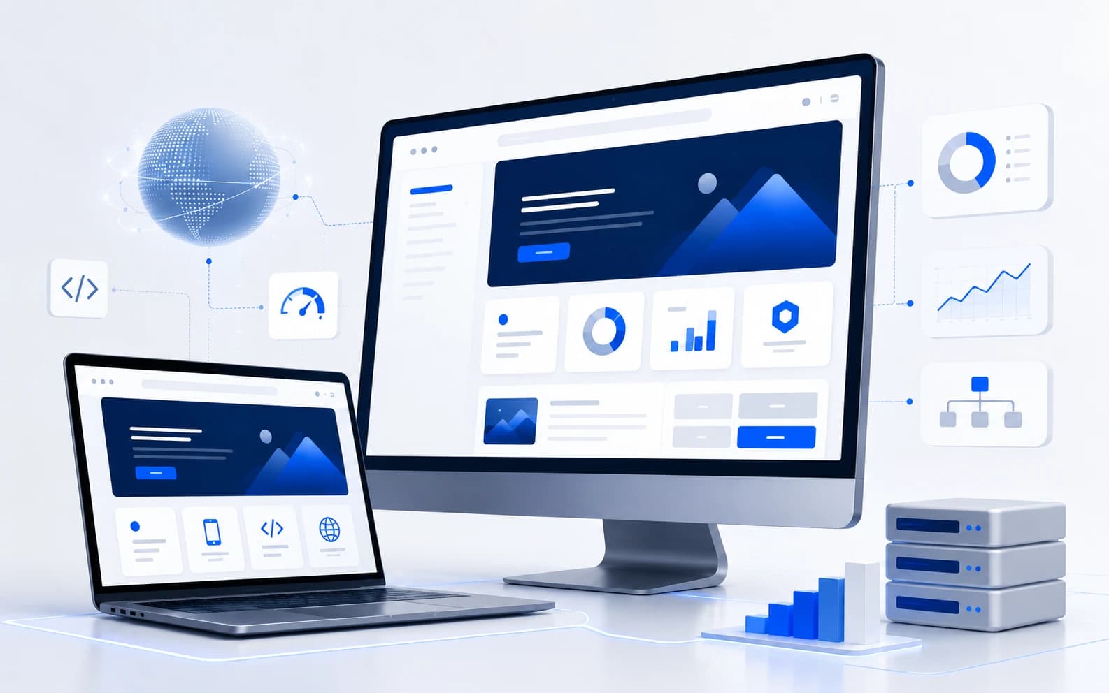 Illustration for Web Development.